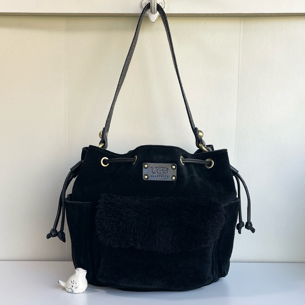Ugg Drawstring Bucket Shoulder Bag - image 1